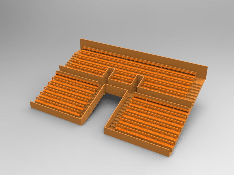 21 BENCHES FOR A TWO TIER VINTAGE SUBBUTEO GRANDSTAND TUNNEL VERSION