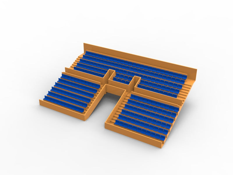 254 STANDARD SEATS FOR A TWO TIER VINTAGE SUBBUTEO GRANDSTAND (TUNNEL VERSION)