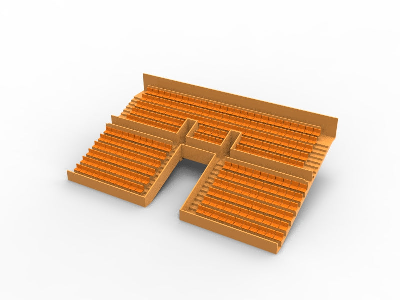 254 STANDARD SEATS FOR A TWO TIER VINTAGE SUBBUTEO GRANDSTAND (TUNNEL VERSION)