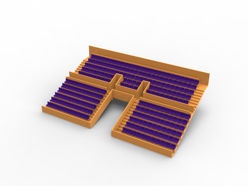 254 STANDARD SEATS FOR A TWO TIER VINTAGE SUBBUTEO GRANDSTAND (TUNNEL VERSION)