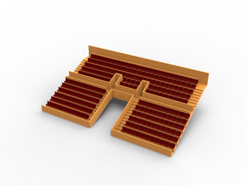 254 STANDARD SEATS FOR A TWO TIER VINTAGE SUBBUTEO GRANDSTAND (TUNNEL VERSION)