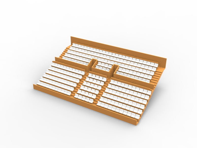 284 STANDARD SEATS FOR A TWO TIER VINTAGE SUBBUTEO GRANDSTAND (REF C141 / C142)
