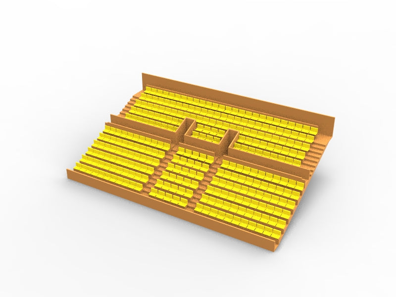 284 STANDARD SEATS FOR A TWO TIER VINTAGE SUBBUTEO GRANDSTAND (REF C141 / C142)