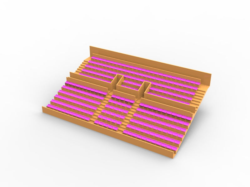 284 ECONOMY SEATS FOR A TWO TIER VINTAGE SUBBUTEO GRANDSTAND (REF C141 / C142)