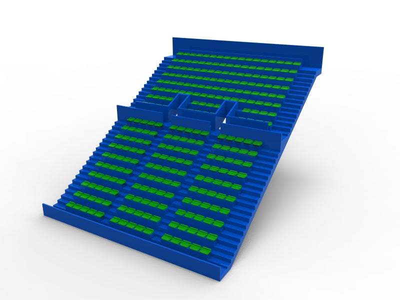 276 ECONOMY SEATS FOR A TWO TIER ZEUGO GRANDSTAND