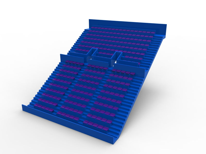 276 ECONOMY SEATS FOR A TWO TIER ZEUGO GRANDSTAND