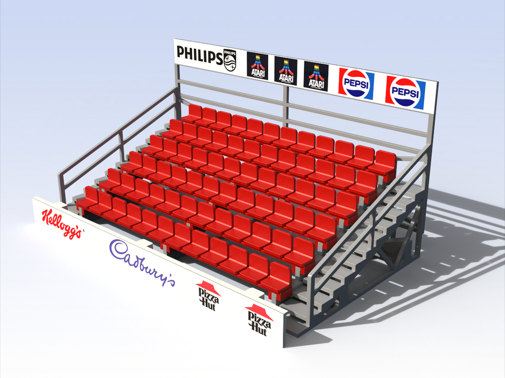 Car Racing Bleachers Bleachers Small