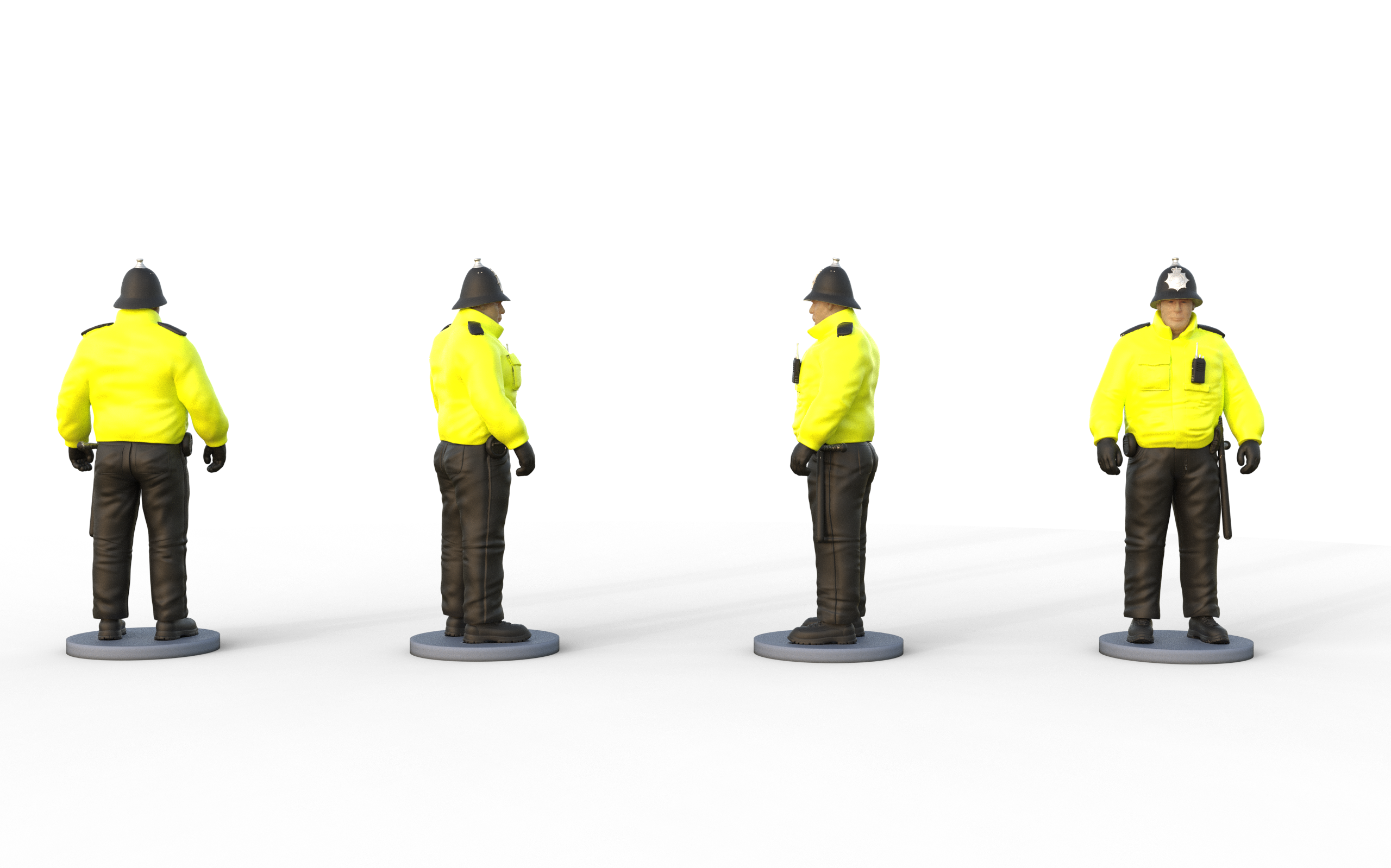 Policemen set of 4