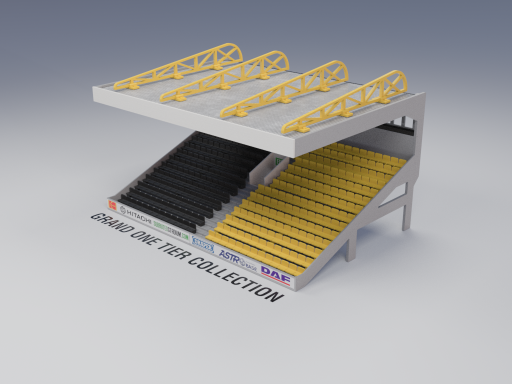 Add board stickers vintage style (set of 8)  for our Terraces ands Bleachers