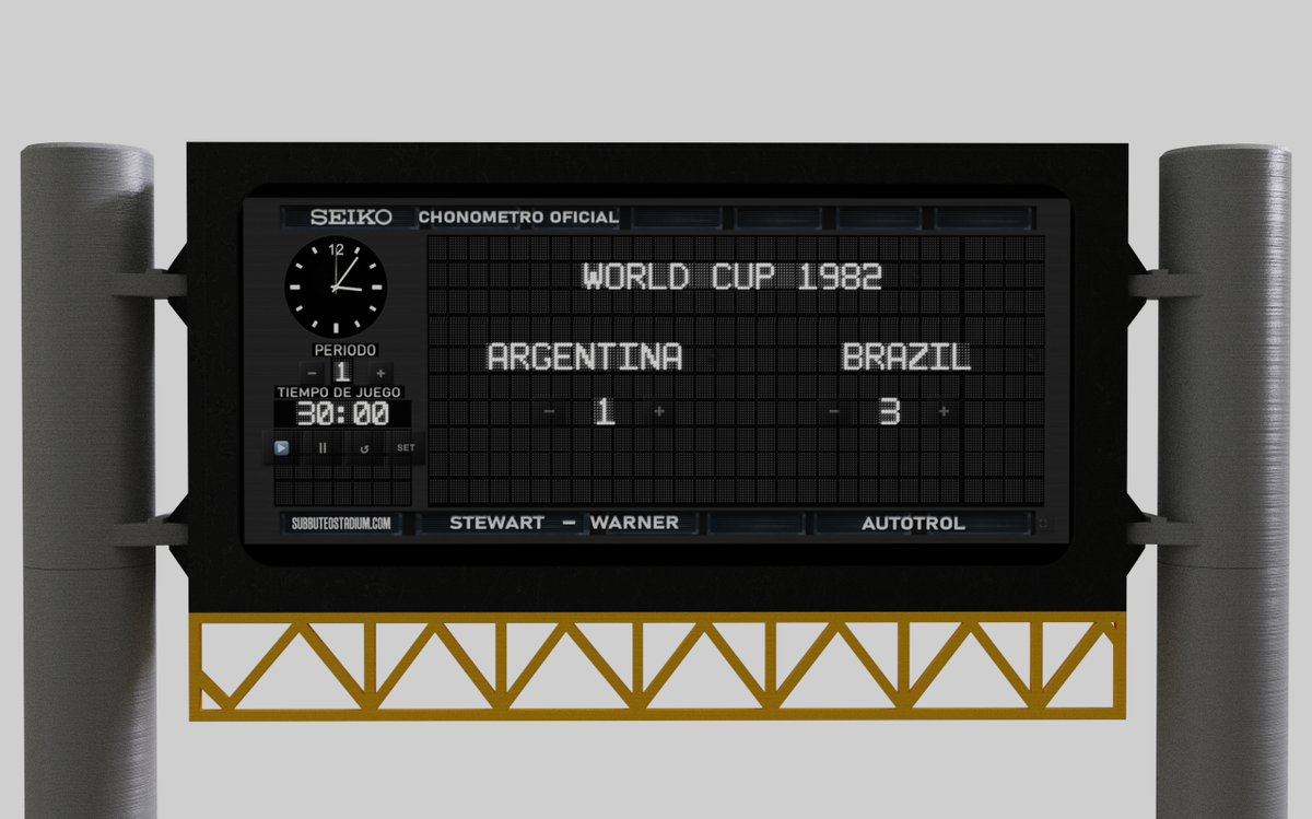 El Monumental Digital Scoreboard Complete Set – Physical Scoreboard with Digital App