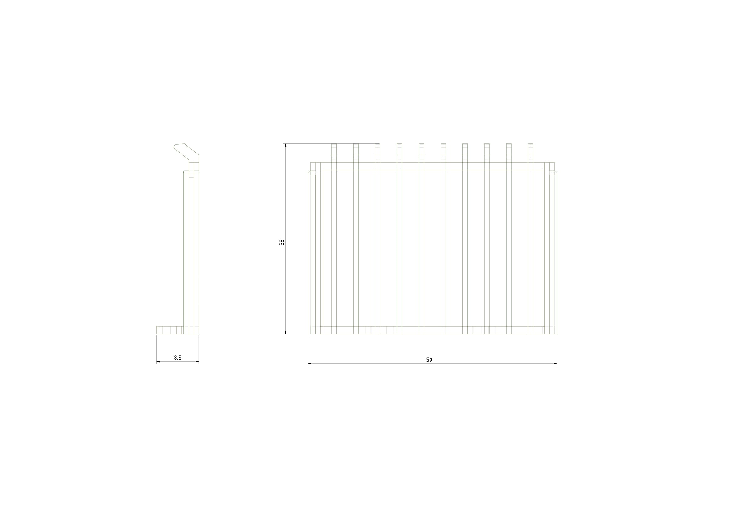 Fence L=50 mm Ultimate Fencing