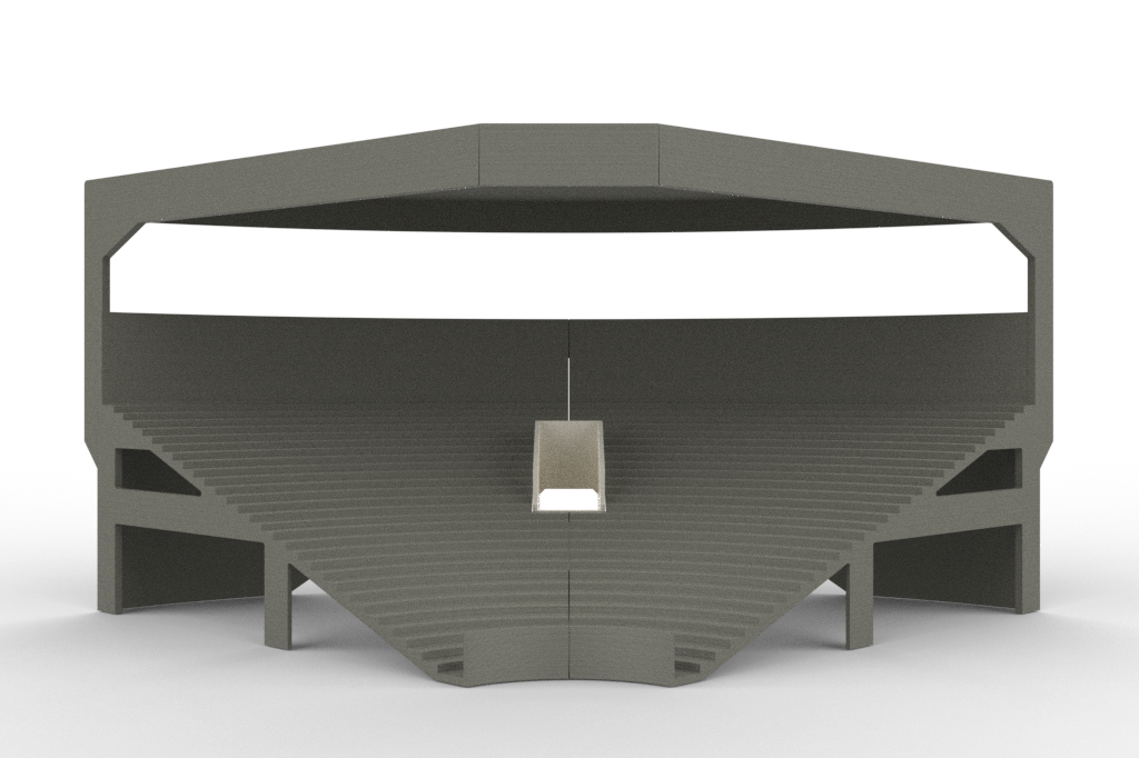 Grand One Tier Corner Grandstand Roof edition Ref 11