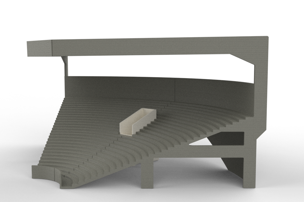Grand One Tier Corner Grandstand Roof edition Ref 12
