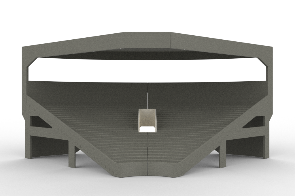 Grand One Tier Corner Grandstand Roof edition Ref 11