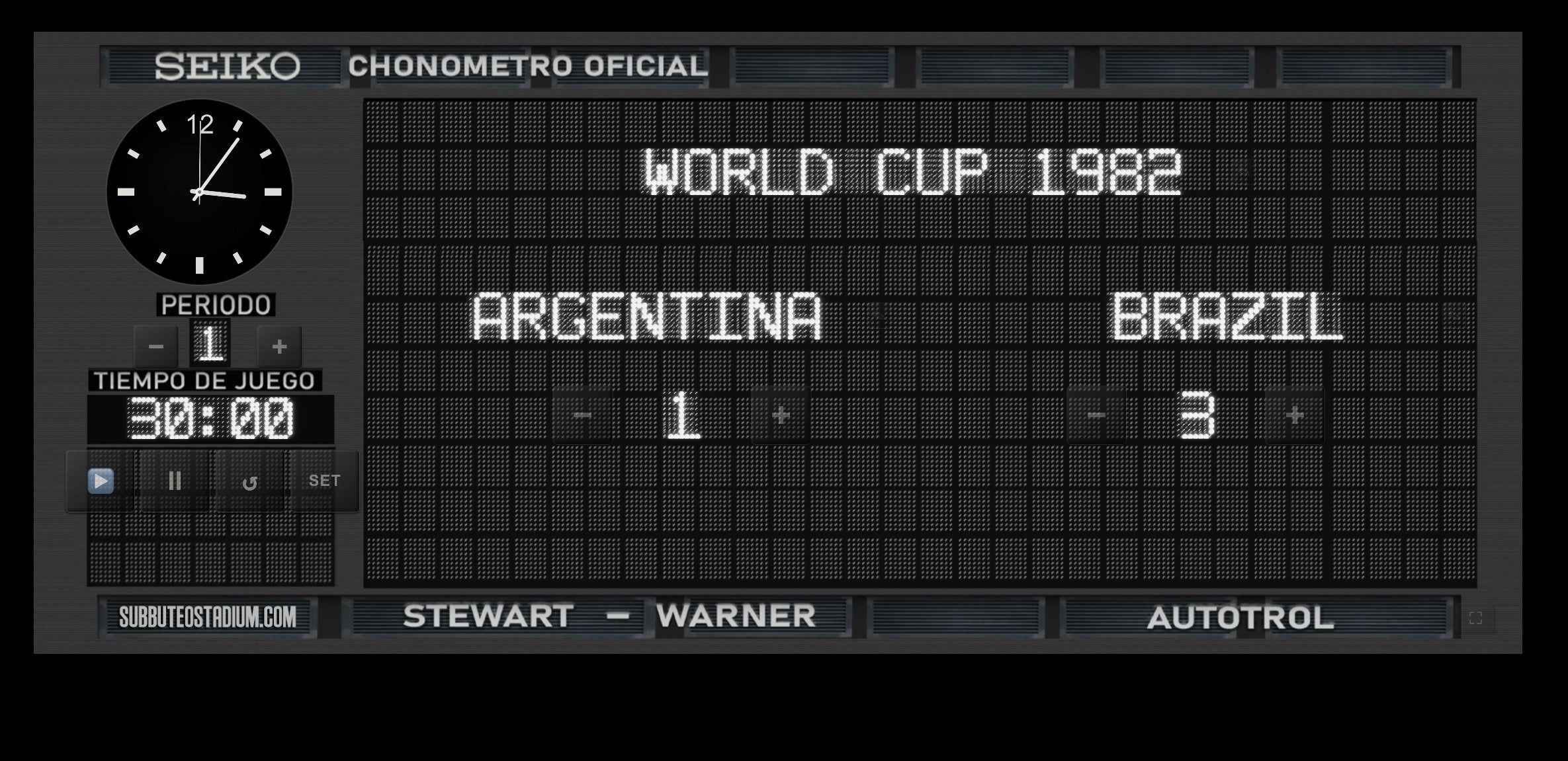 El Monumental Digital Scoreboard App - iPhone & Android