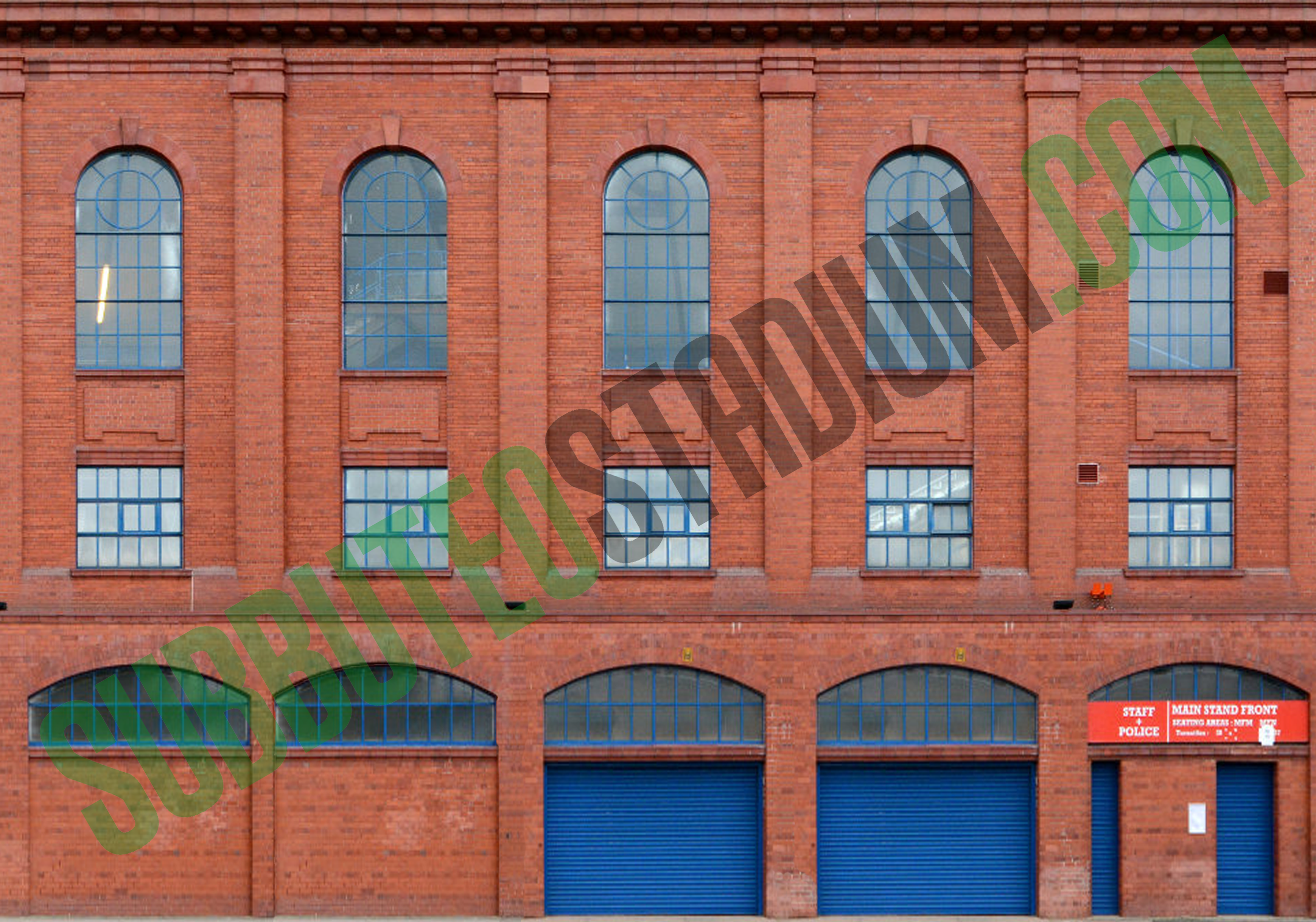 High detail Ibrox Facades for Zeugo Stand
