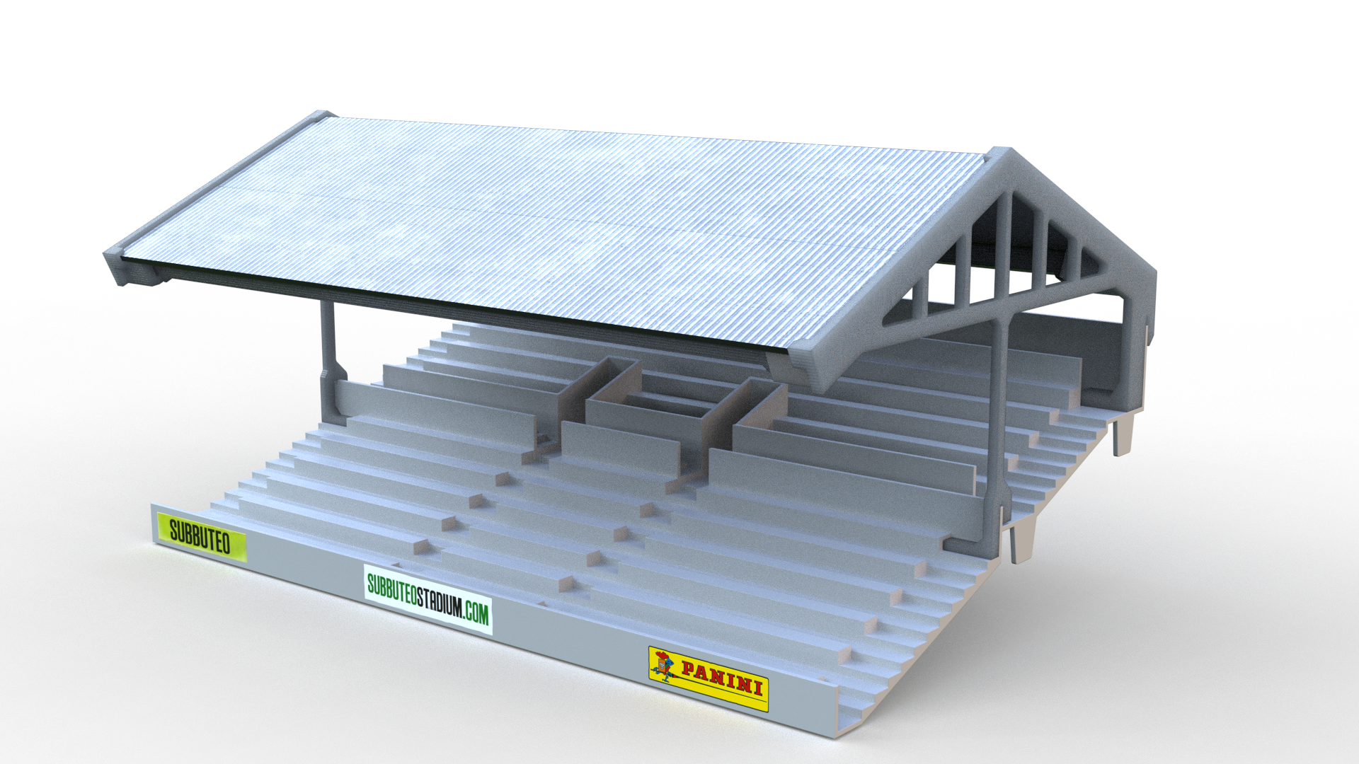 Roof construction for Subbuteo 61217 terrace