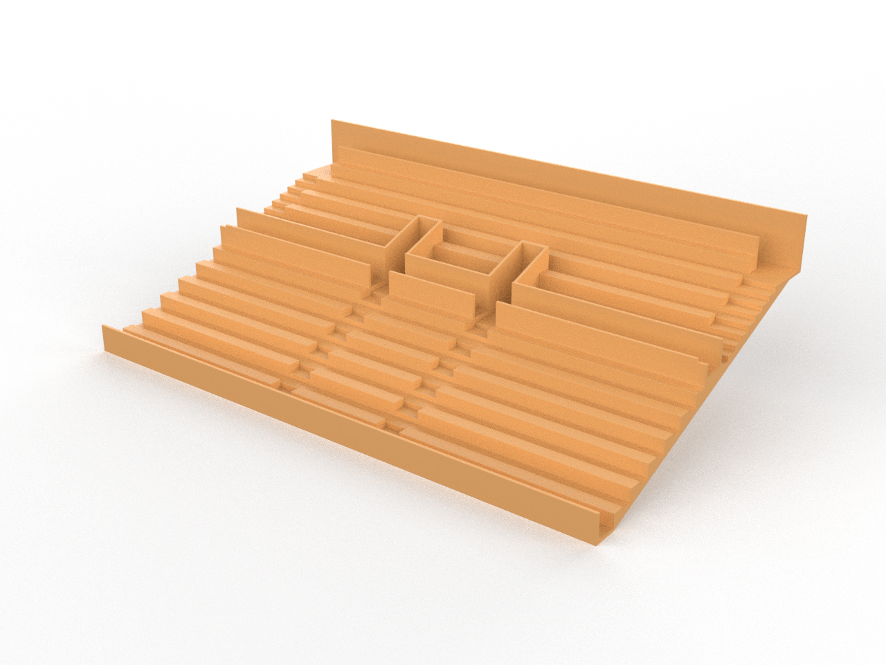 284 ROUNDED SEATS FOR A TWO TIER VINTAGE SUBBUTEO GRANDSTAND (REF C141 / C142)