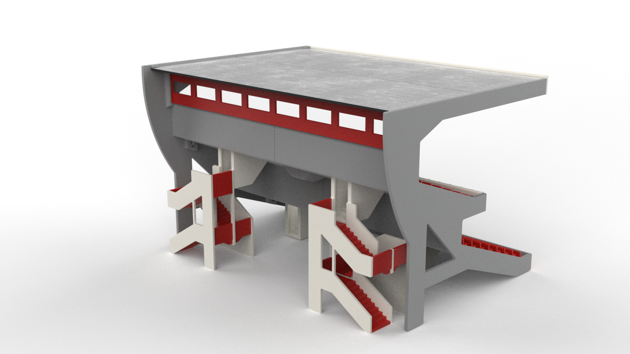 The APEX Grandstand Solid stairs