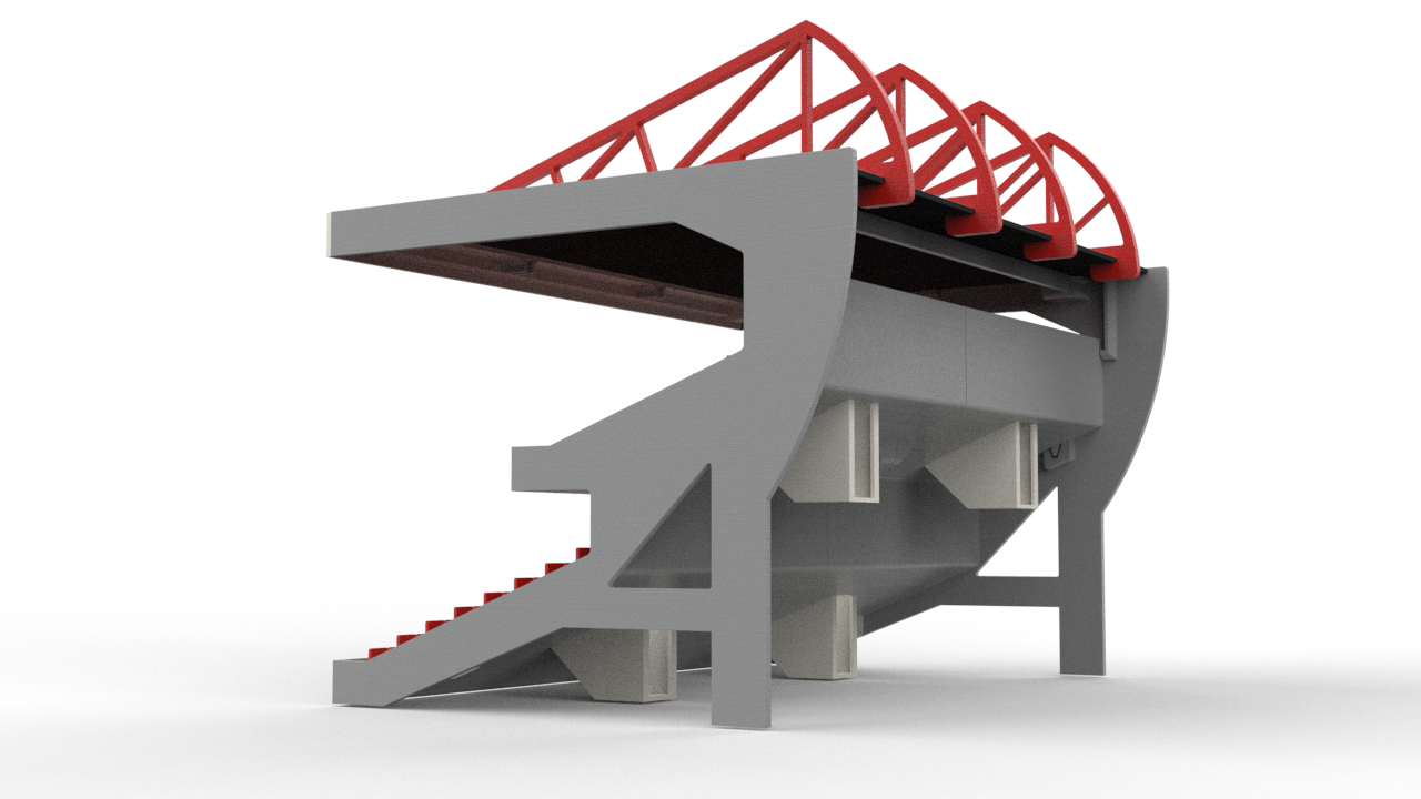 The APEX Grandstand Roof parts (set of 4)