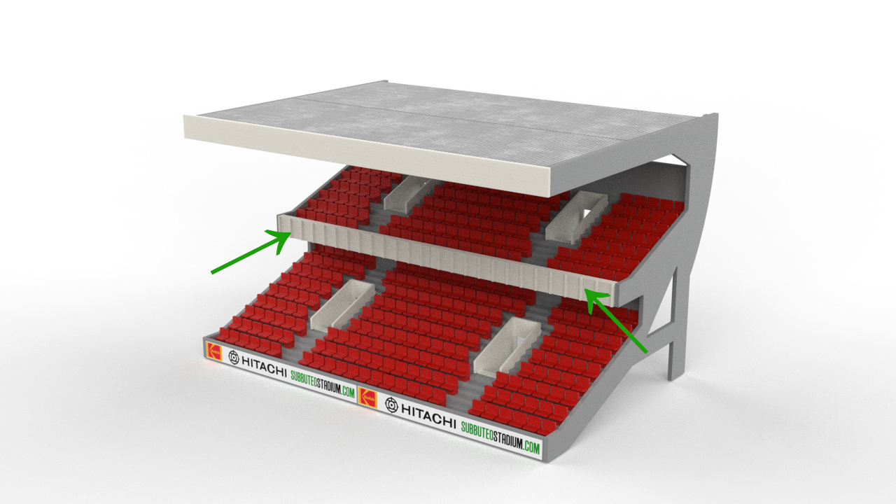 The APEX Grandstand front fascia (set of 2)