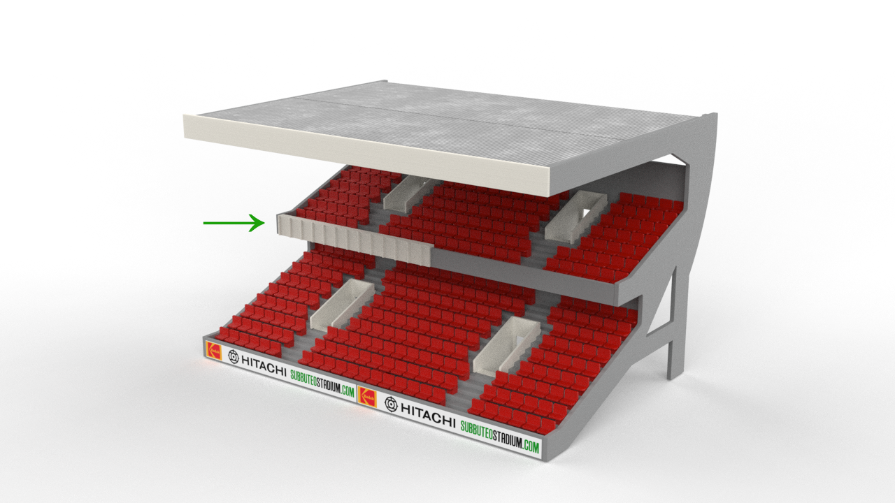 The APEX Grandstand front fascia (set of 2)