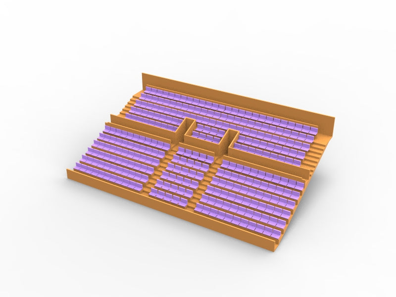 284 STANDARD SEATS FOR A TWO TIER VINTAGE SUBBUTEO GRANDSTAND (REF C141 / C142)