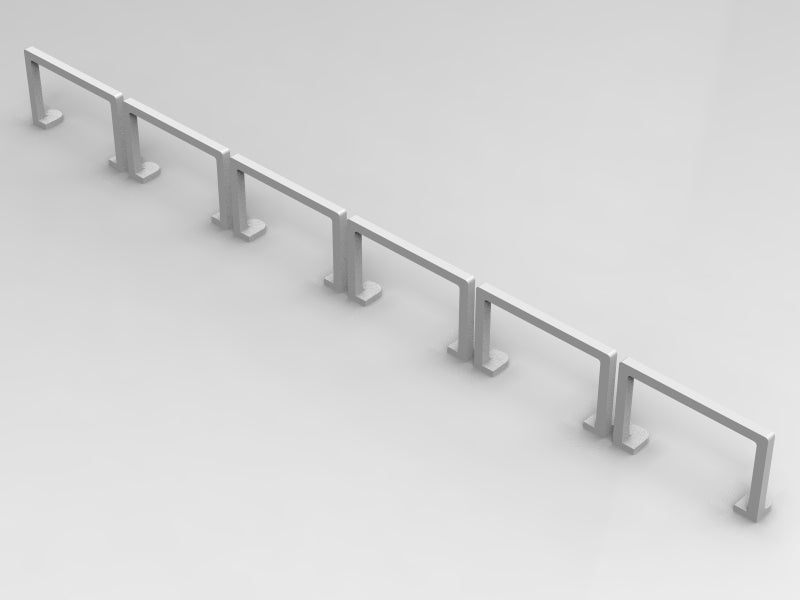 10-PACK ULTRA THIN CRUSH BARRIERS