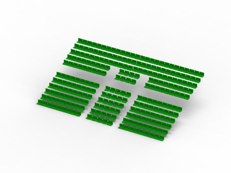 260 STANDARD SEATS FOR A TWO TIER SUBBUTEO GRANDSTAND (REF 61216 AND 61217)